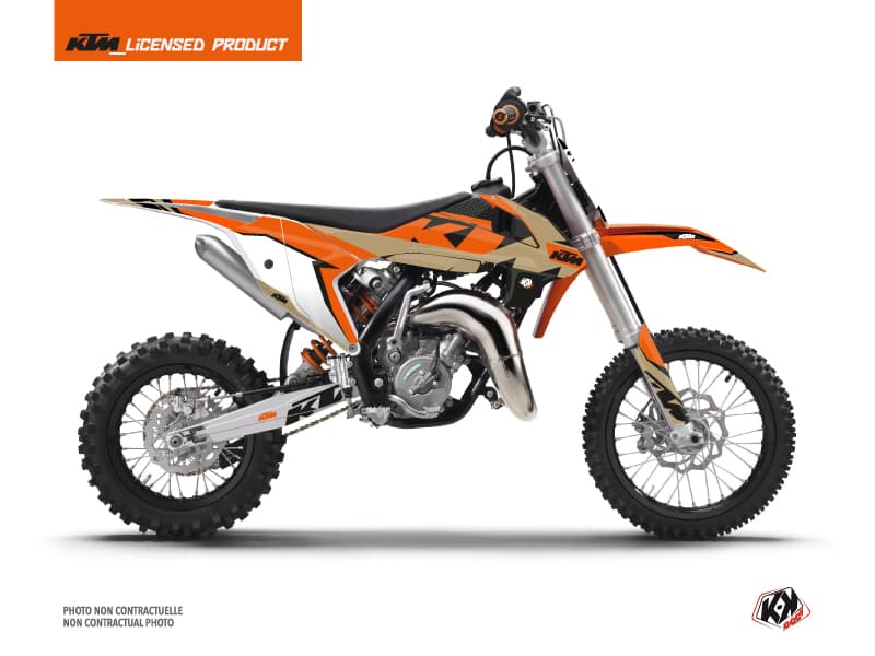 deko-set moto-cross gravity ktm 50 sx orange sable