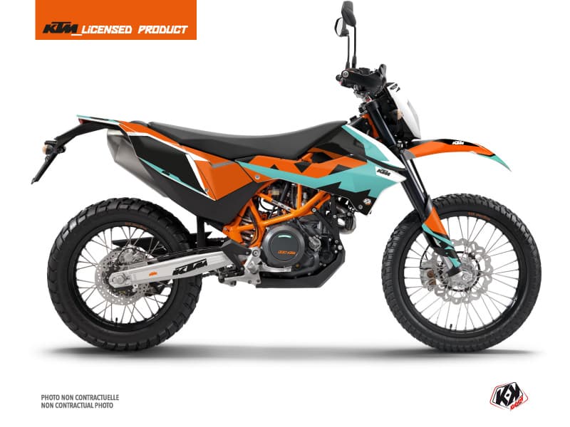 kit graphique moto ktm enduro 690 r gravity vert