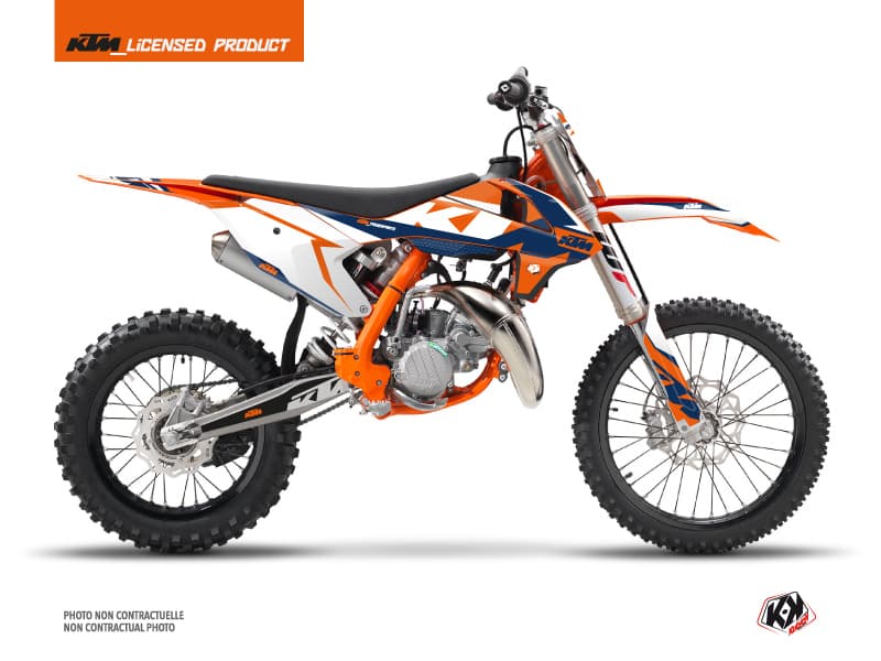 deko-set moto-cross gravity ktm 85 sx blau