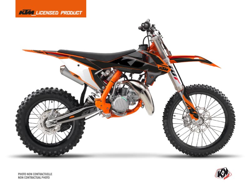 deko-set moto-cross gravity ktm 85 sx orange