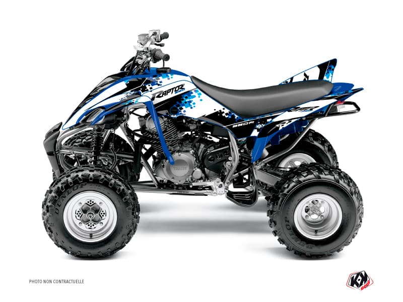 Kit graphique Quad Hangtown Yamaha 350 Raptor Bleu | Yamaha | Kutvek
