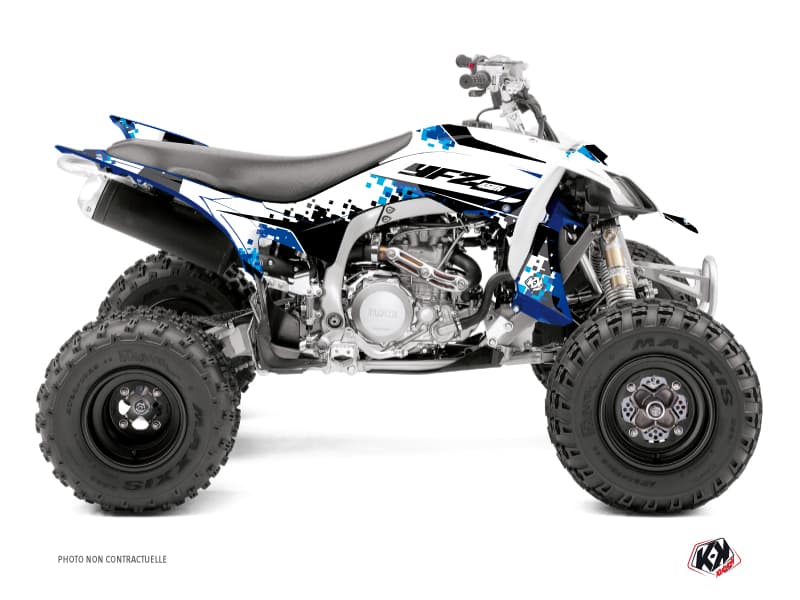 kit graphique quad yamaha yfz 450 r hangtown bleu | Yamaha | Kutvek