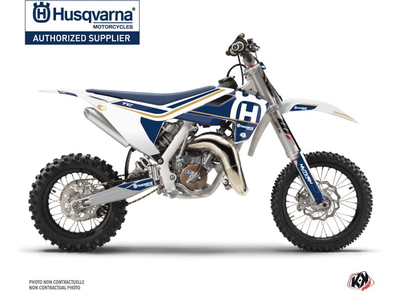 deko-set moto-cross heritage husqvarna tc 65 weiß | Husqvarna | Kutvek