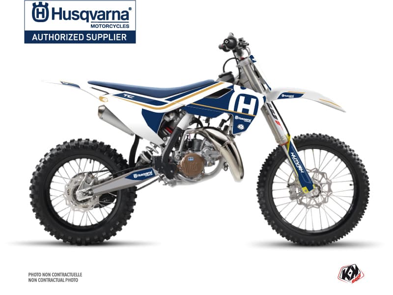 deko-set moto-cross heritage husqvarna tc 85 weiß | Husqvarna | Kutvek