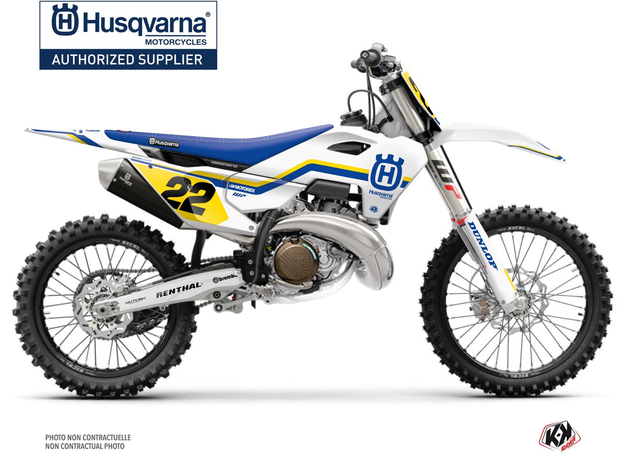 kit graphique motocross husqvarna tc 250 heritage k23