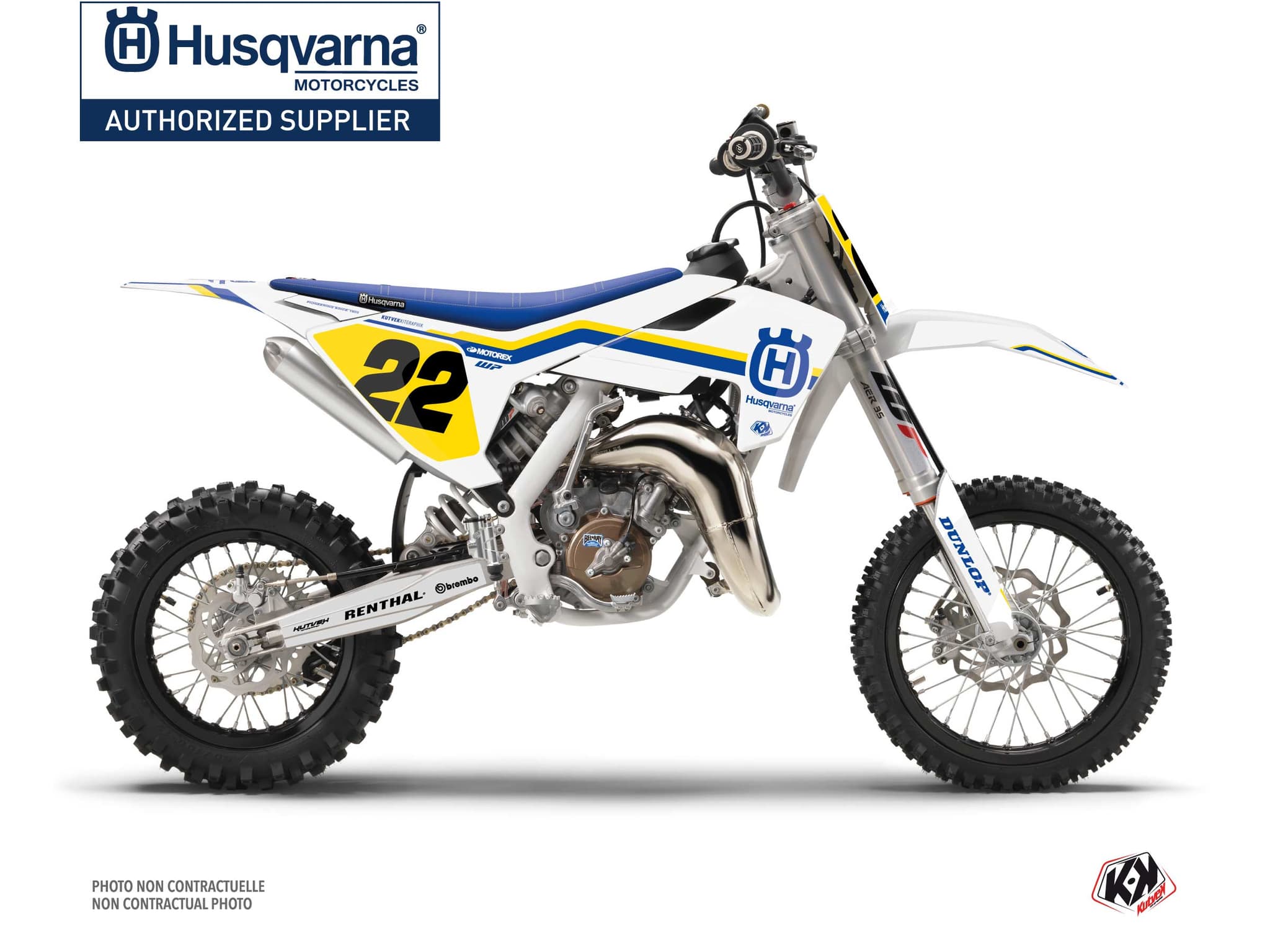kit graphique motocross husqvarna tc 65 heritage k23