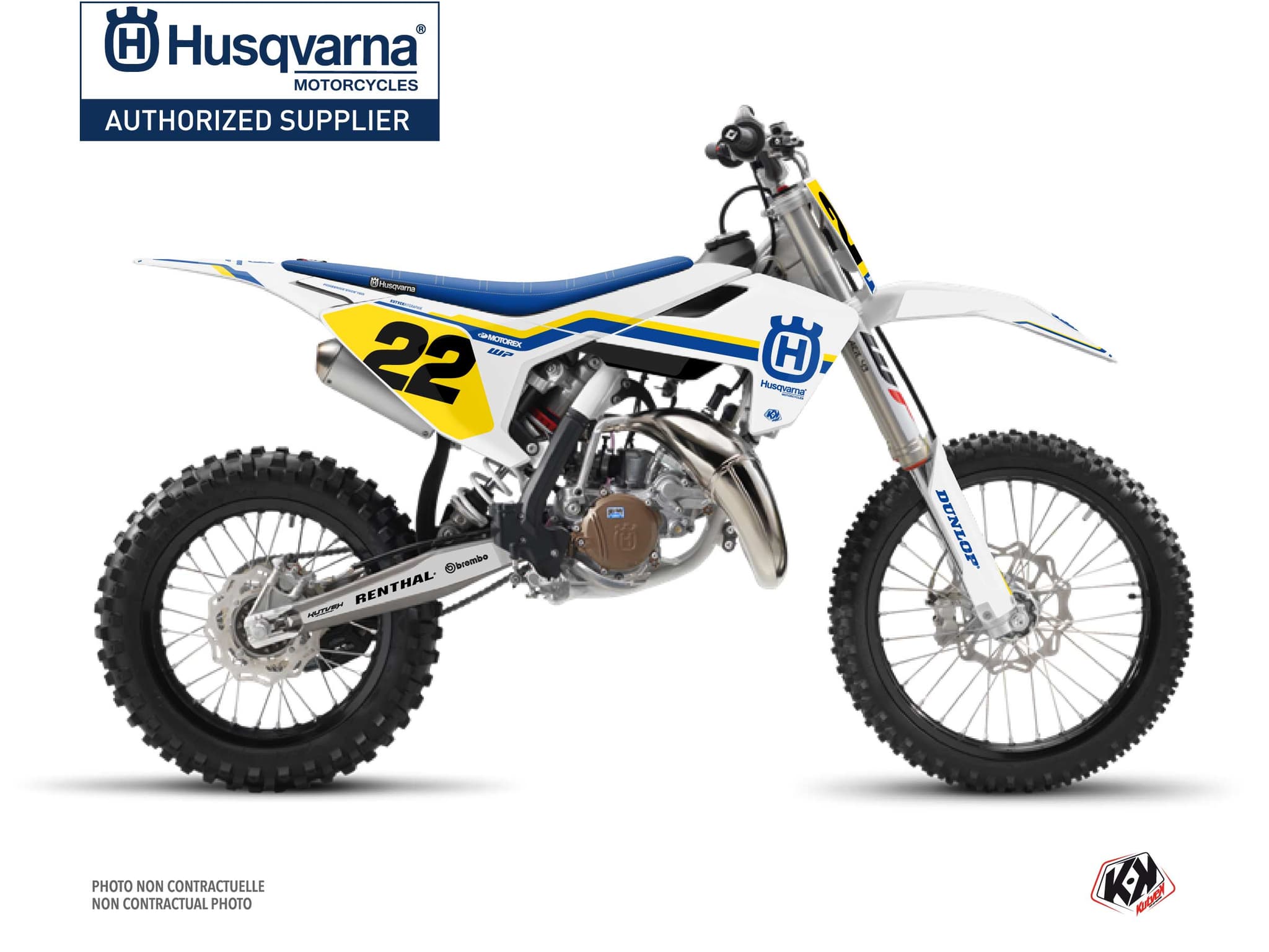 kit graphique motocross husqvarna tc 85 heritage k23