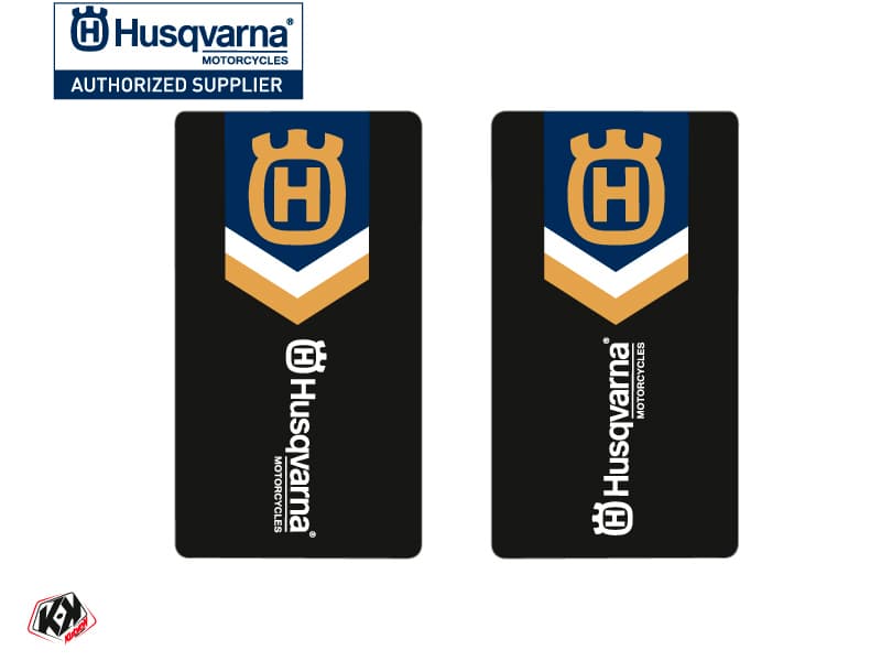 kit graphique stickers de fourche heritage motocross husqvarna tc-fc te-fe bleu | Stickers de fourche | Kutvek