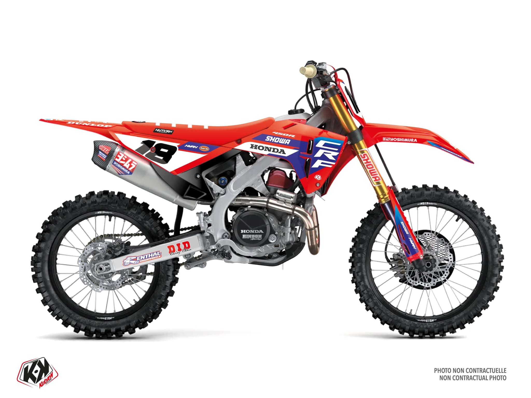 Graphic Kit Holeshot Red Dirt Bike Honda CRF 450 R
