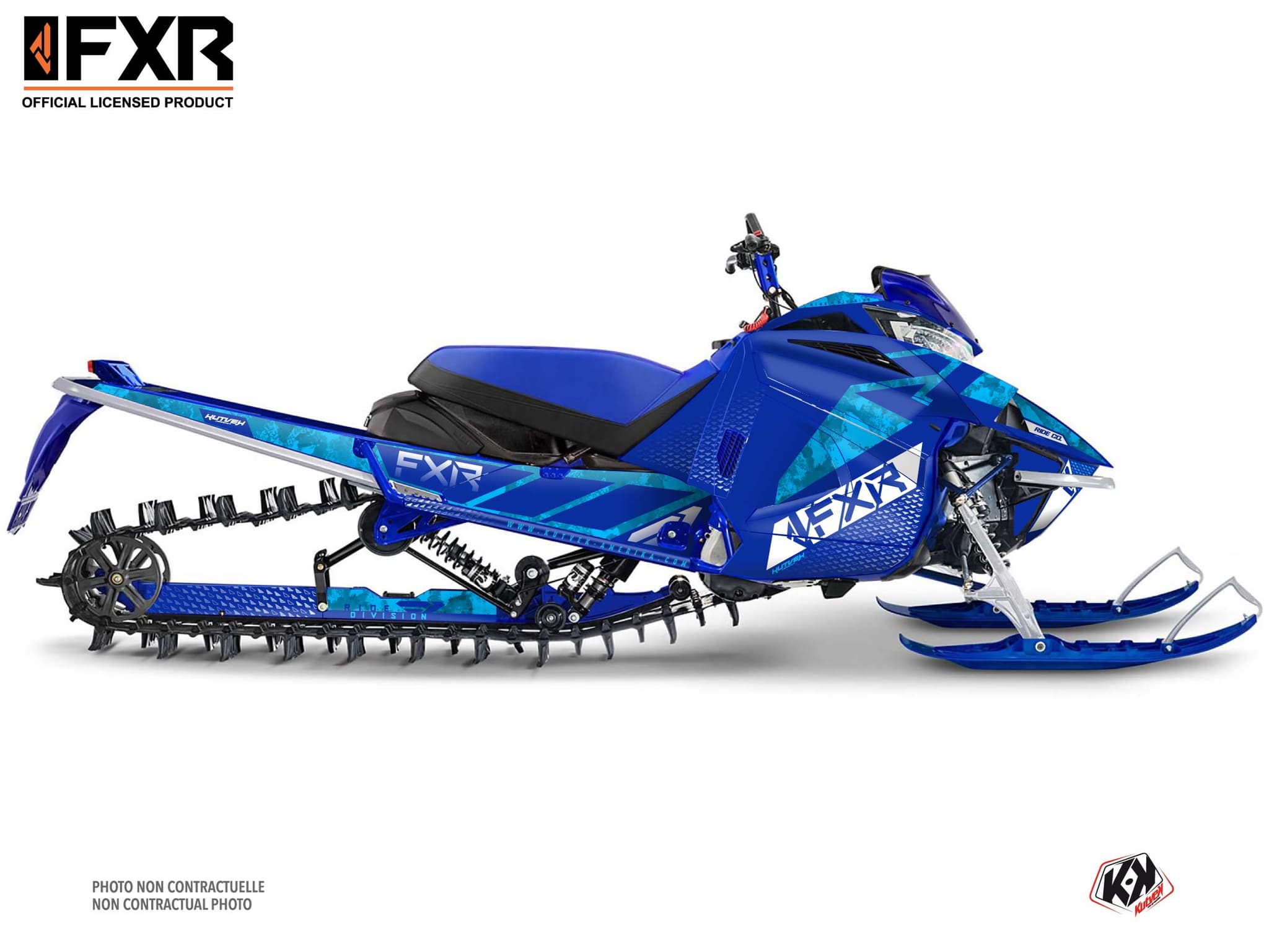 kit déco motoneige yamaha sx venom mountain fxr inert bleu