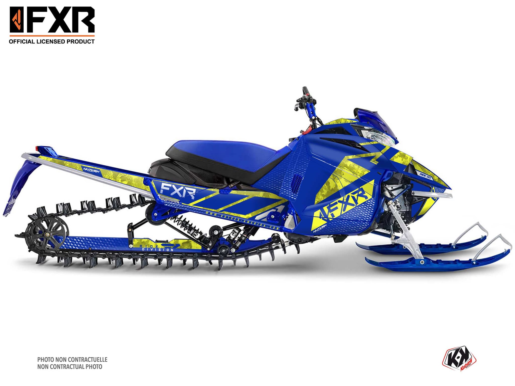 kit déco motoneige yamaha sx venom mountain fxr inert jaune
