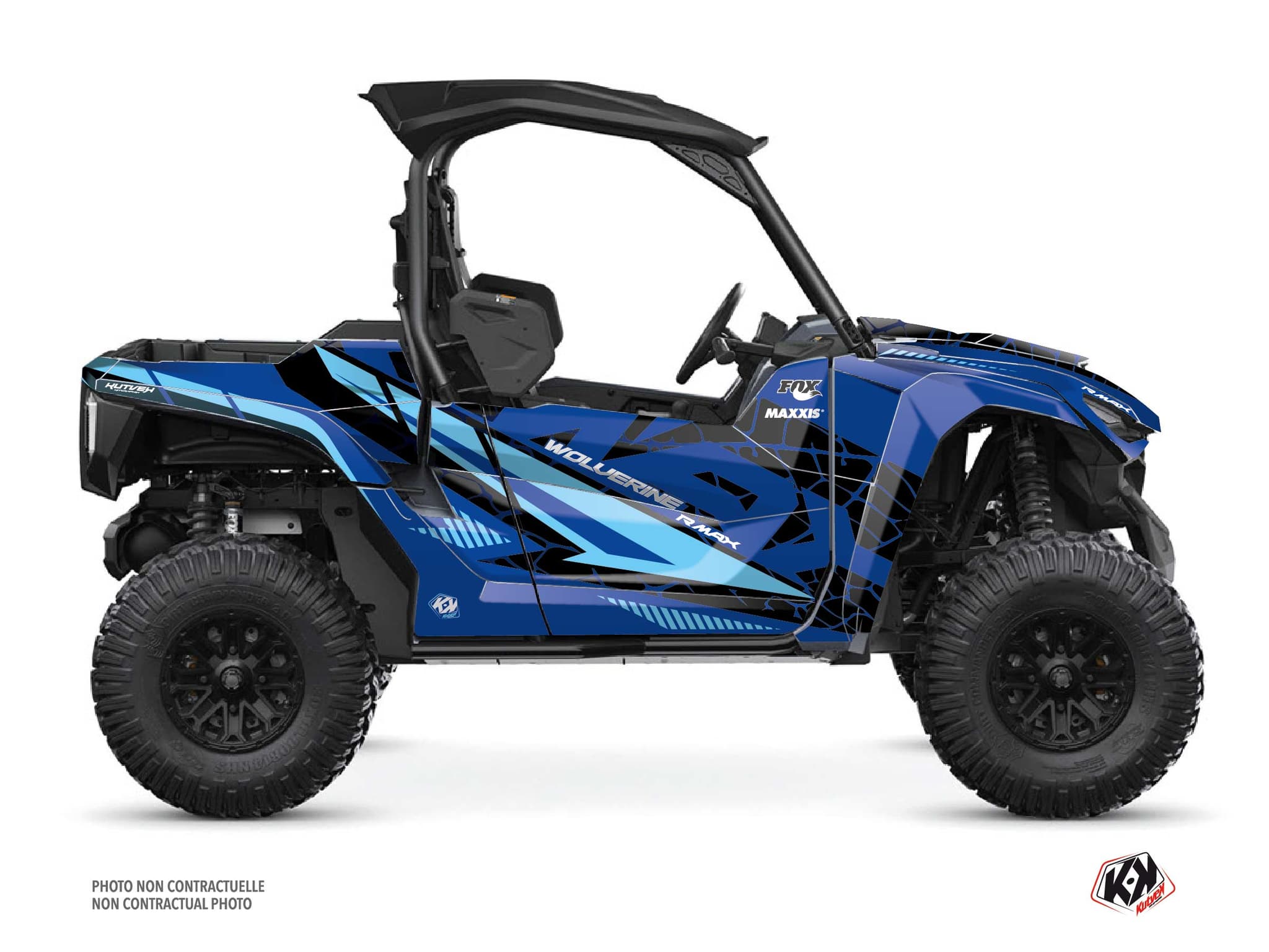 Kit graphique SSV Kaiman Yamaha Wolverine RMAX Bleu