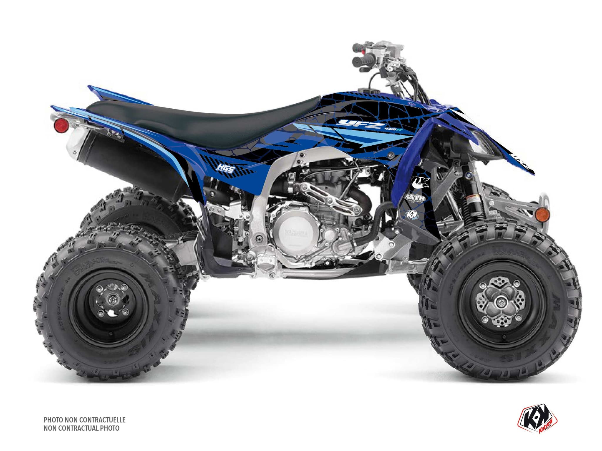 kit de decoración quad yamaha yfz 450 r kaiman azul | Yamaha | Kutvek