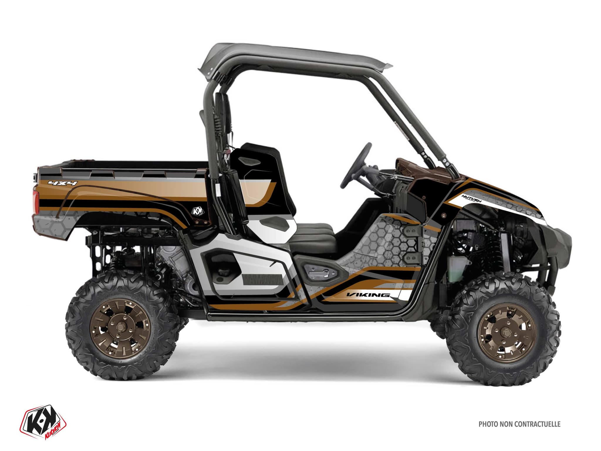 kit graphique ssv yamaha viking intense cuivre