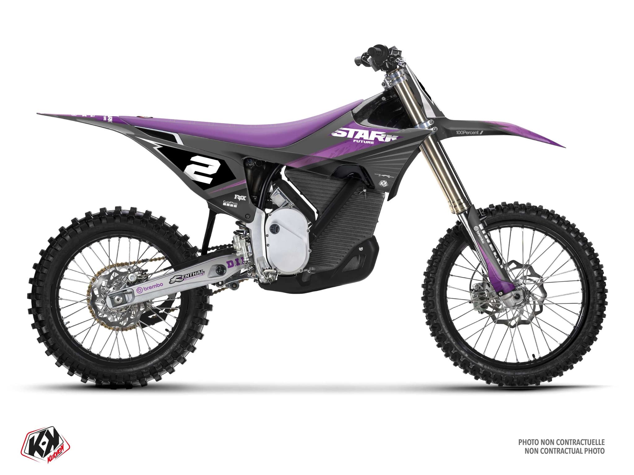 Graphic Kit Ion Grey Dirt Bike Stark Future Varg
