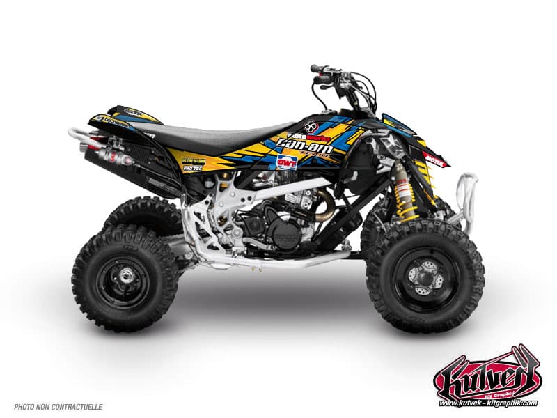 kit graphique quad can-am ds 450 replica jérémie warnia 2011