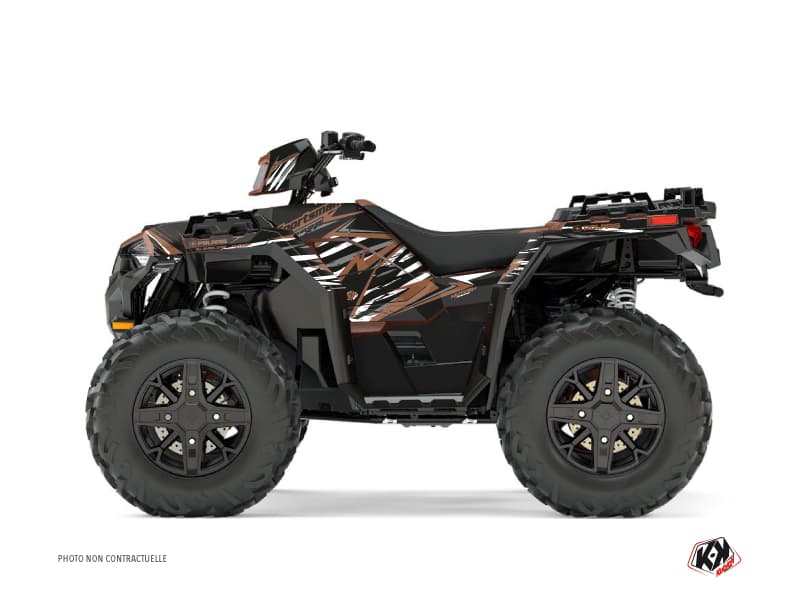 kit graphique quad polaris sportsman 1000 xp jungle marron