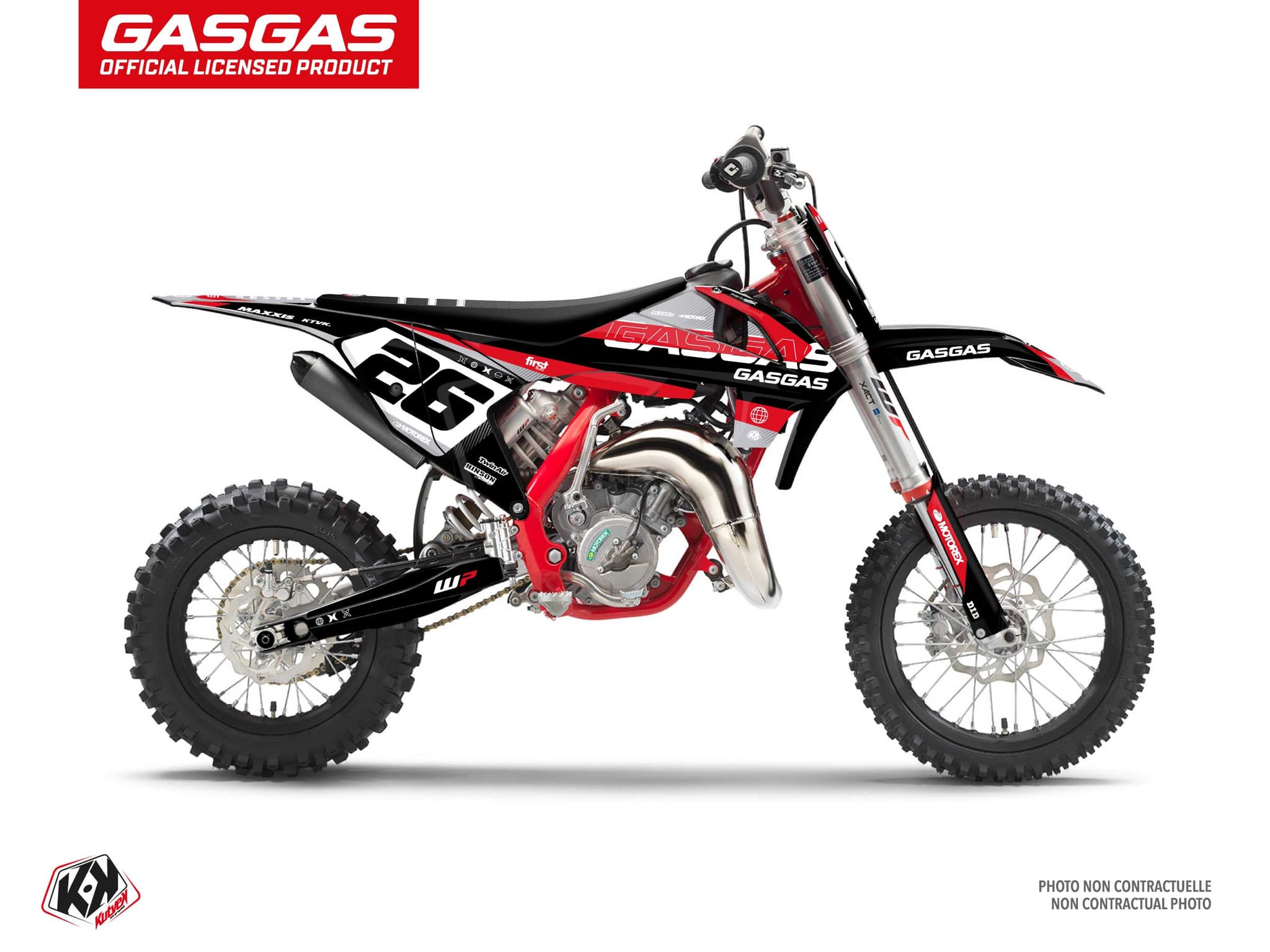kit de decoración motocross gasgas mc 65 kanyon negro | GASGAS | Kutvek