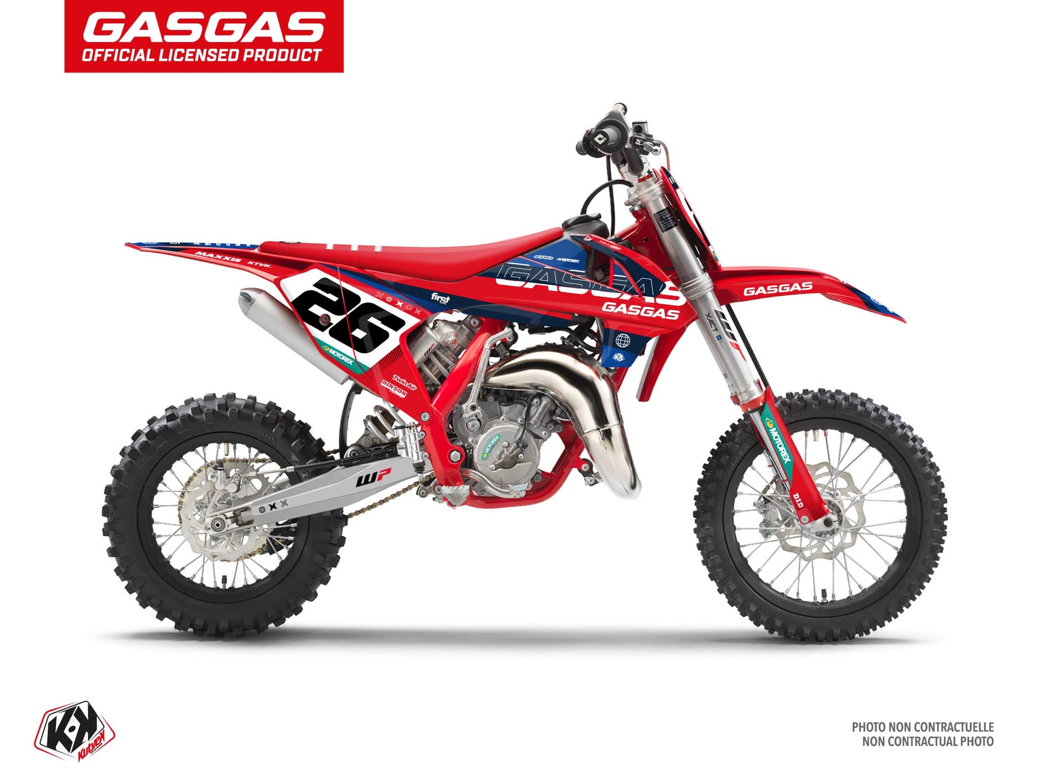kit graphique motocross gasgas mc 65 kanyon rouge | GASGAS | Kutvek