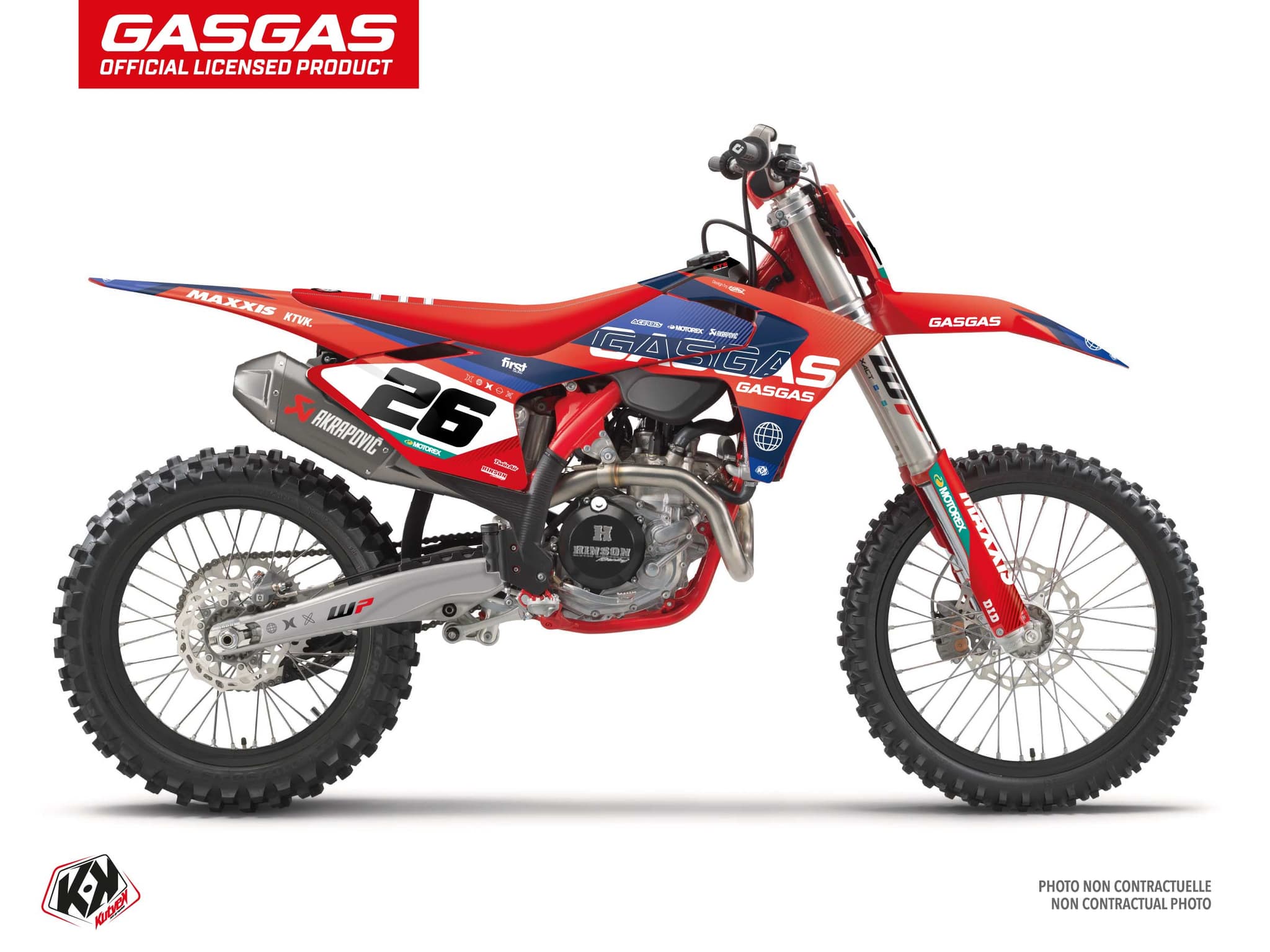 Graphic Kit Dirt Bike Gasgas EX 300 Kanyon Red
