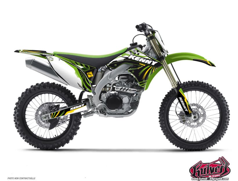 deko-set moto-cross kenny kawasaki 125 kx