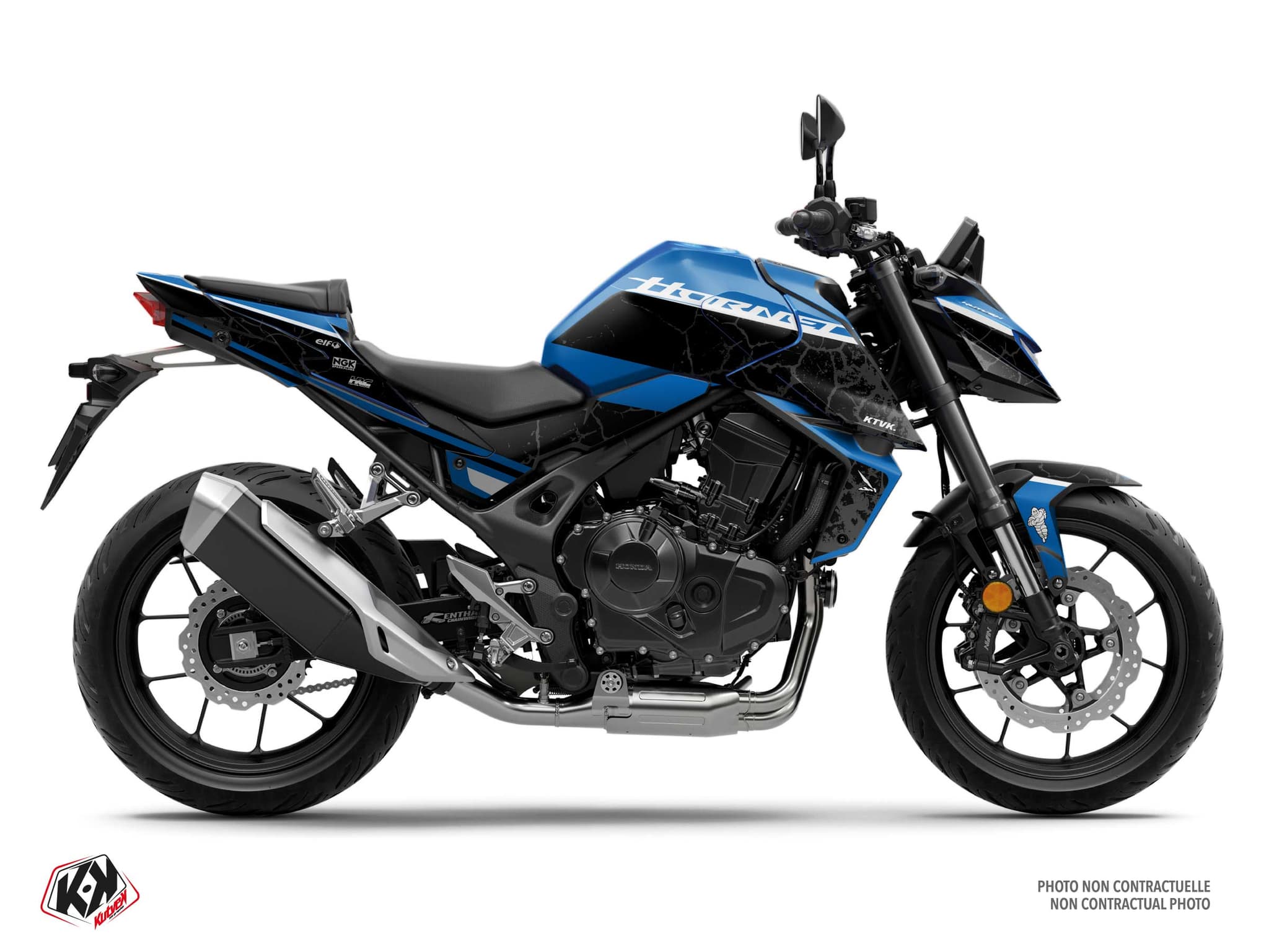 Street Bike HONDA CB 750 HORNET KIGEN Blue graphic kit