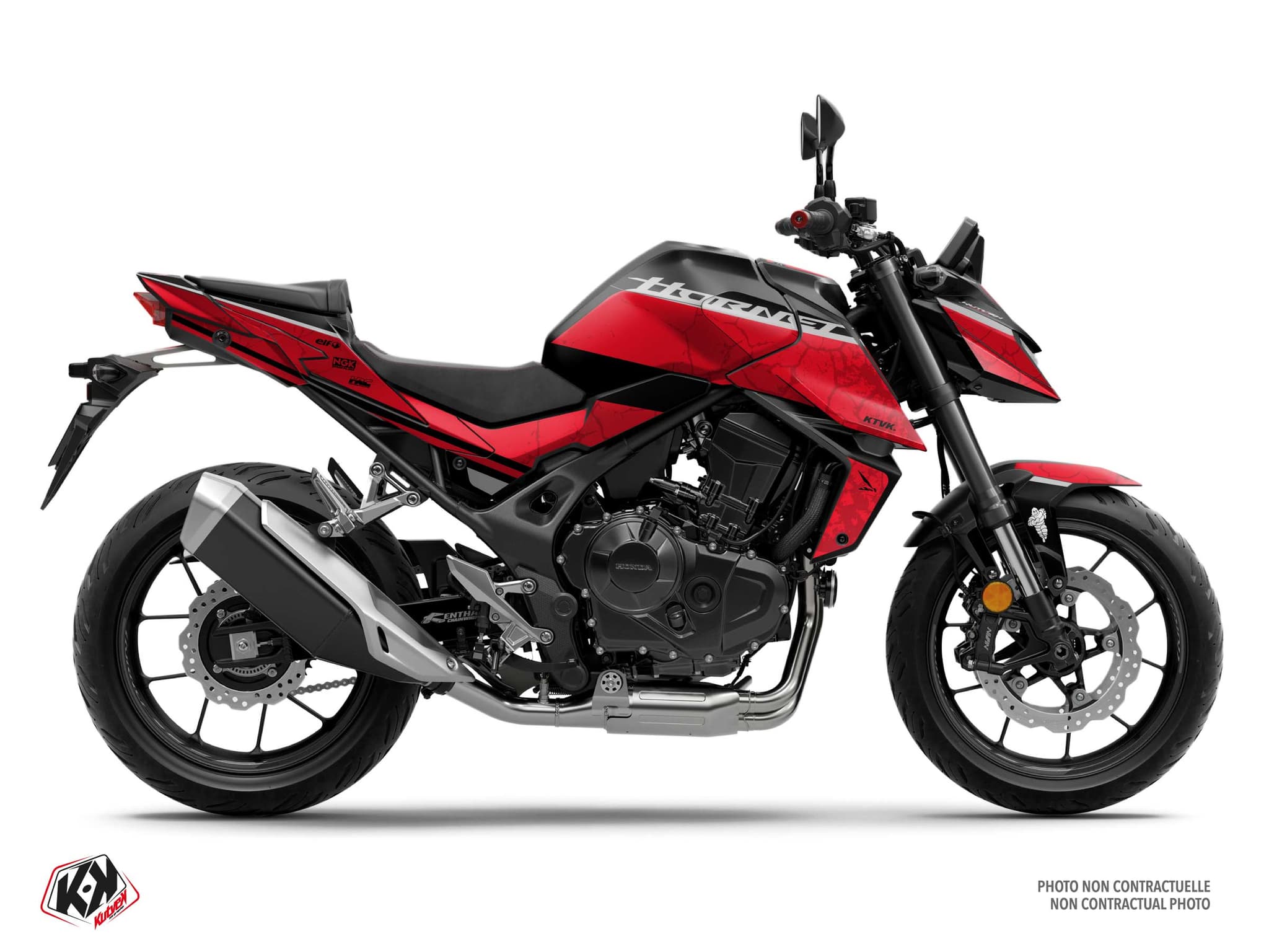 Street Bike HONDA CB 750 HORNET KIGEN Black graphic kit