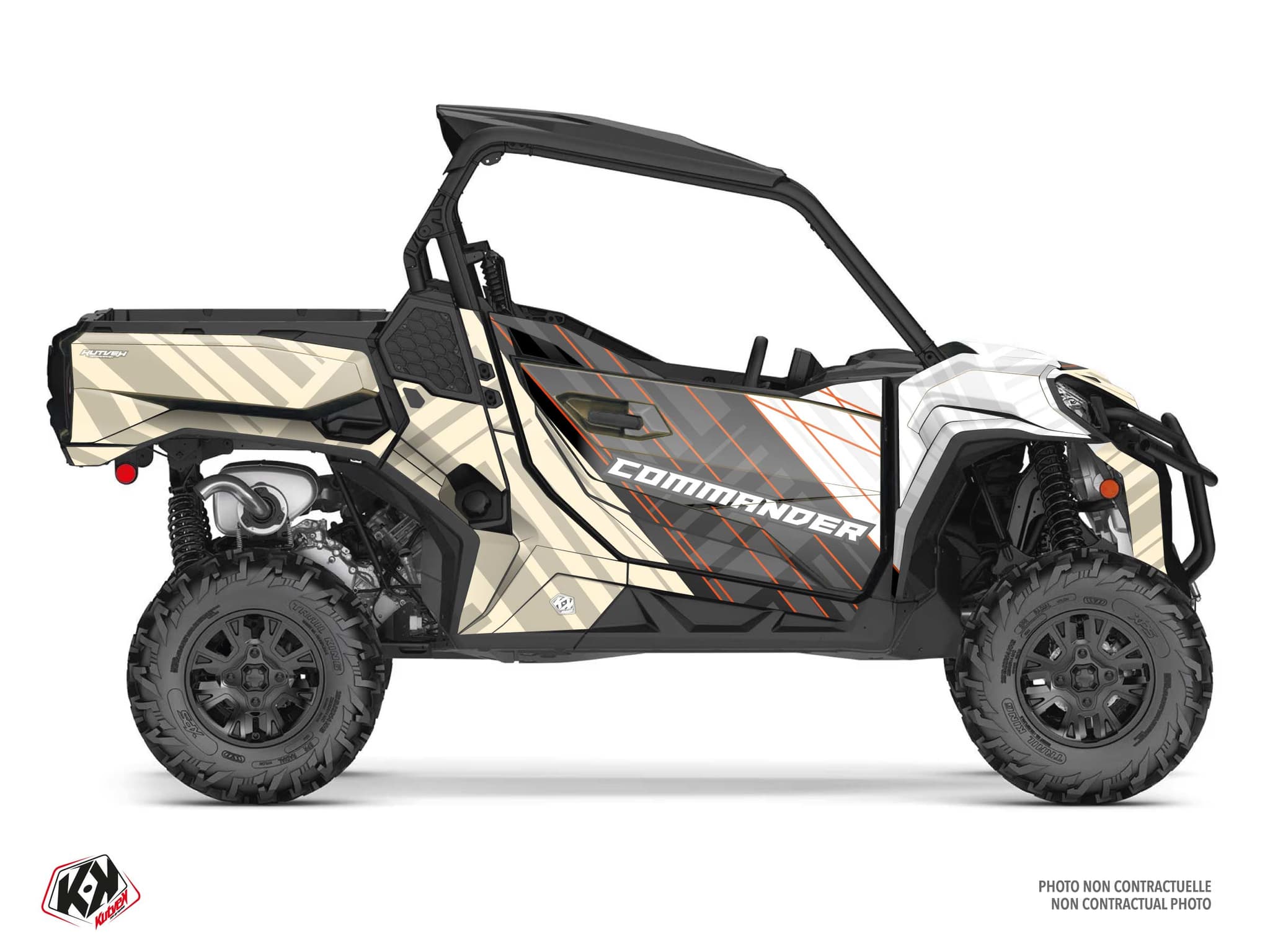 Kit graphique SSV CAN-AM COMMANDER KINETIK Sable | Can am | Kutvek