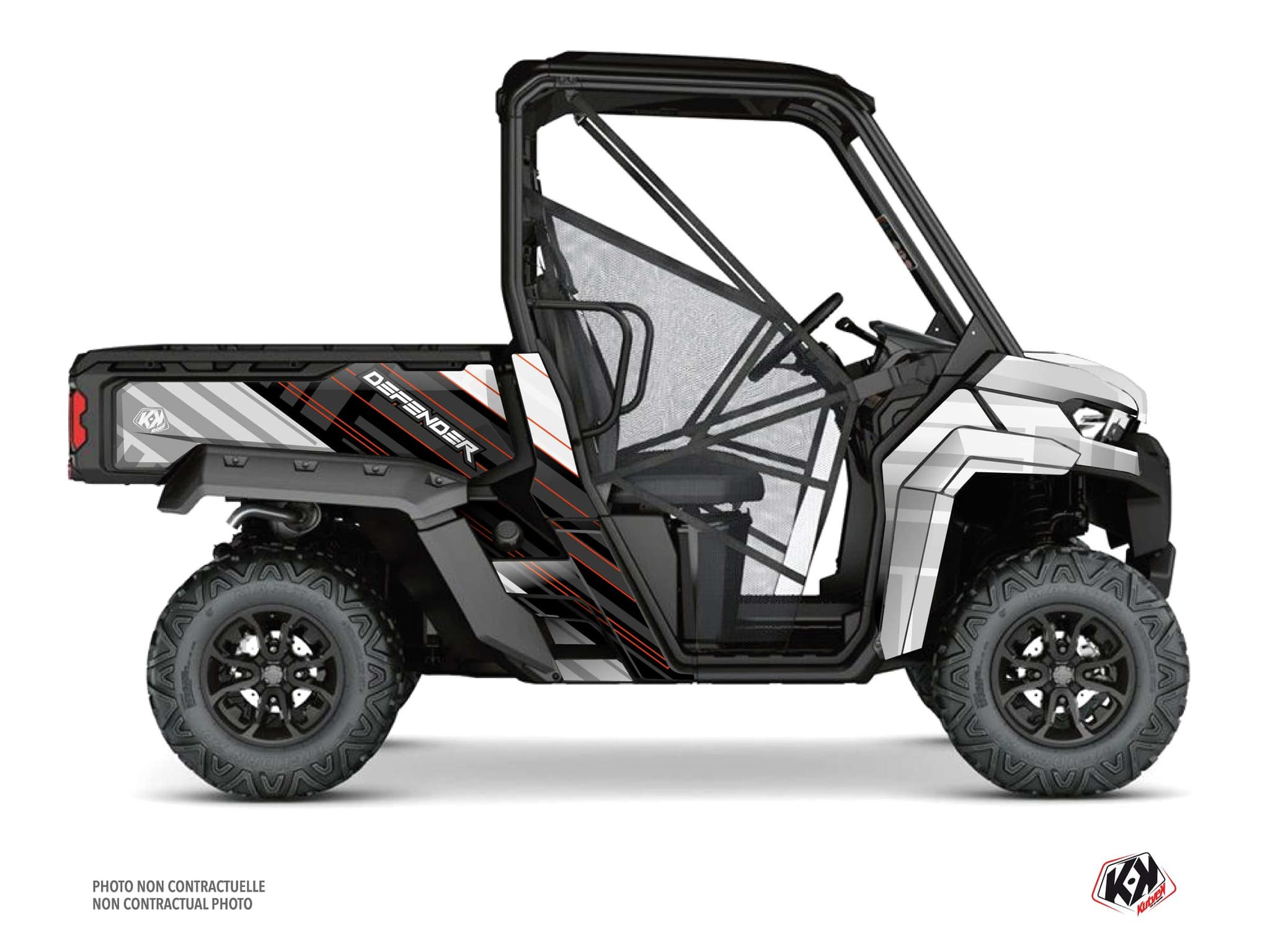 Can-Am Defender Kinetik UTV Graphic Kit White | Can am | Kutvek