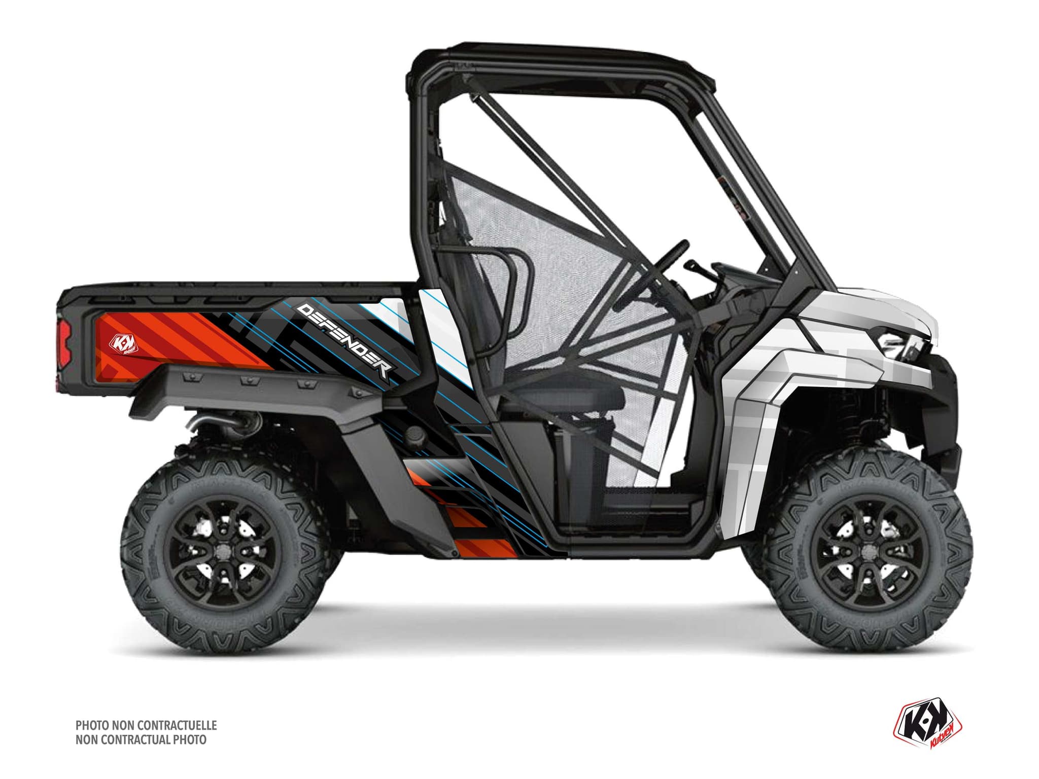 UTV CAN-AM DEFENDER KINETIK Red graphic kit