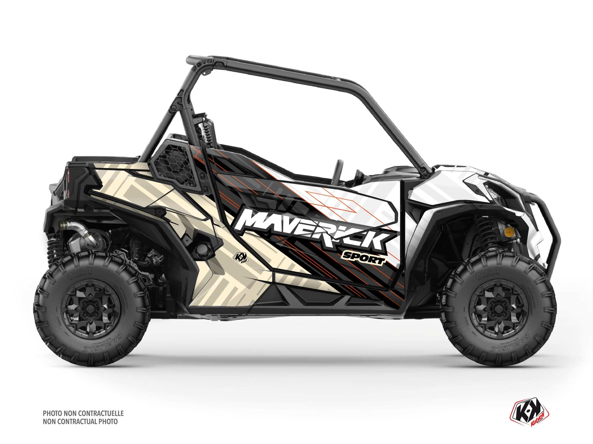kit graphique ssv can-am maverick sport kinetik sable