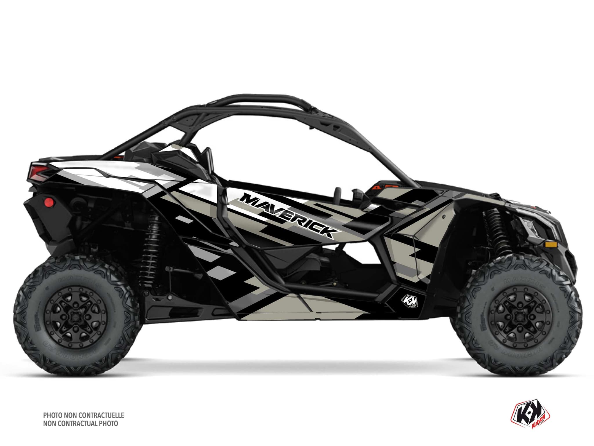 Kit graphique SSV CAN-AM MAVERICK X3 LANE Craie