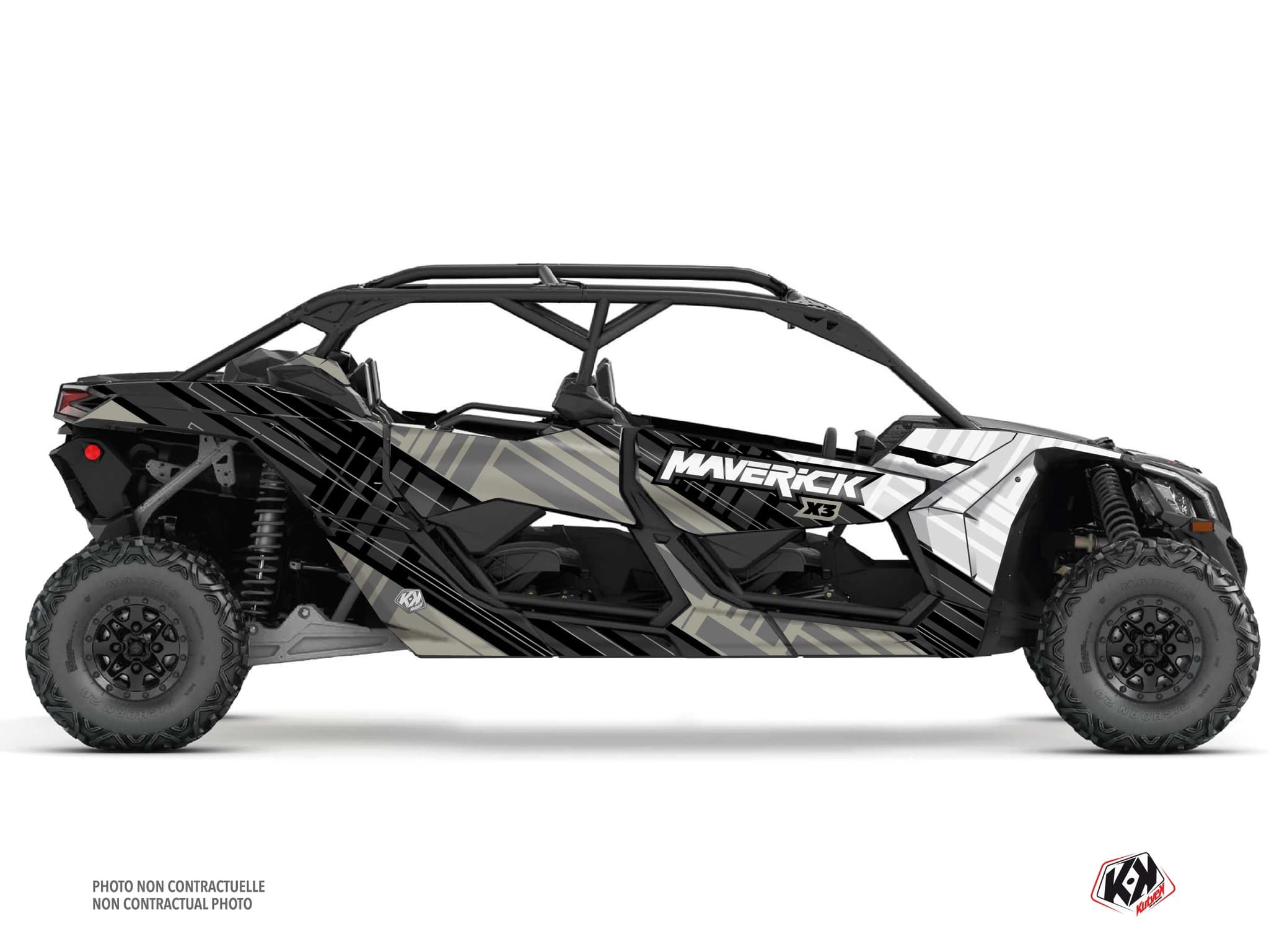 UTV CAN-AM MAVERICK X3 MAX KINETIK Chalk graphic kit