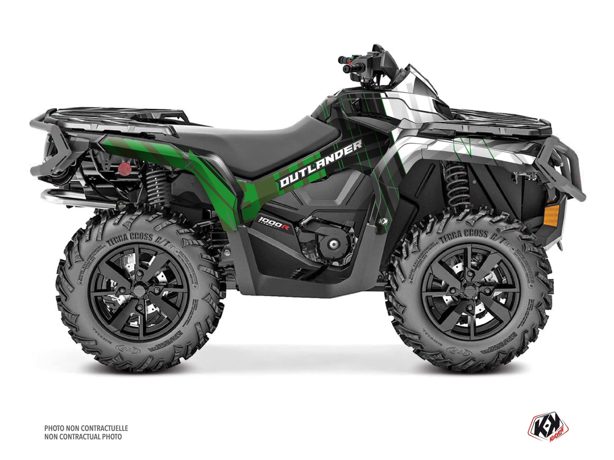Kit graphique Quad CAN-AM OUTLANDER 1000 R KINETIK Vert
