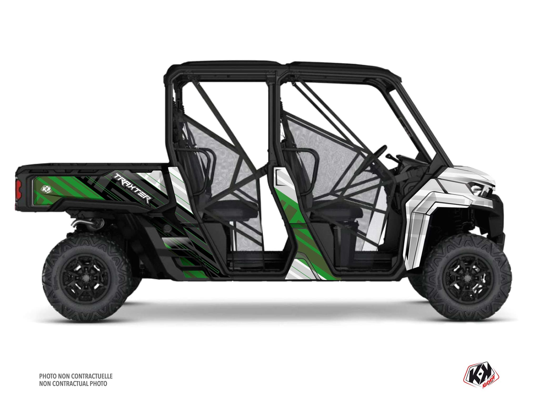 Kit Graphique ssv can-am traxter max kinetik vert