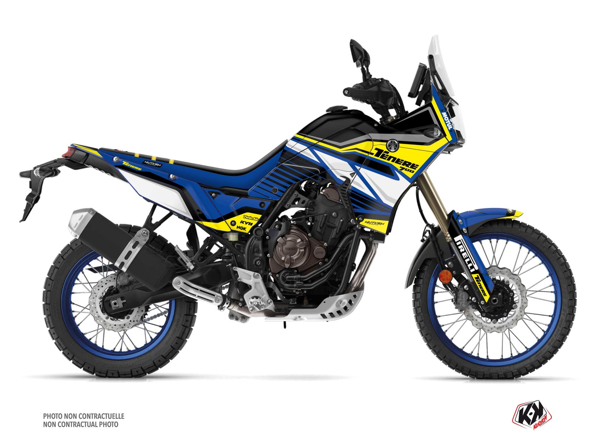 Yamaha TENERE 700 Street Bike Klamber Graphic Kit Blue | Yamaha | Kutvek