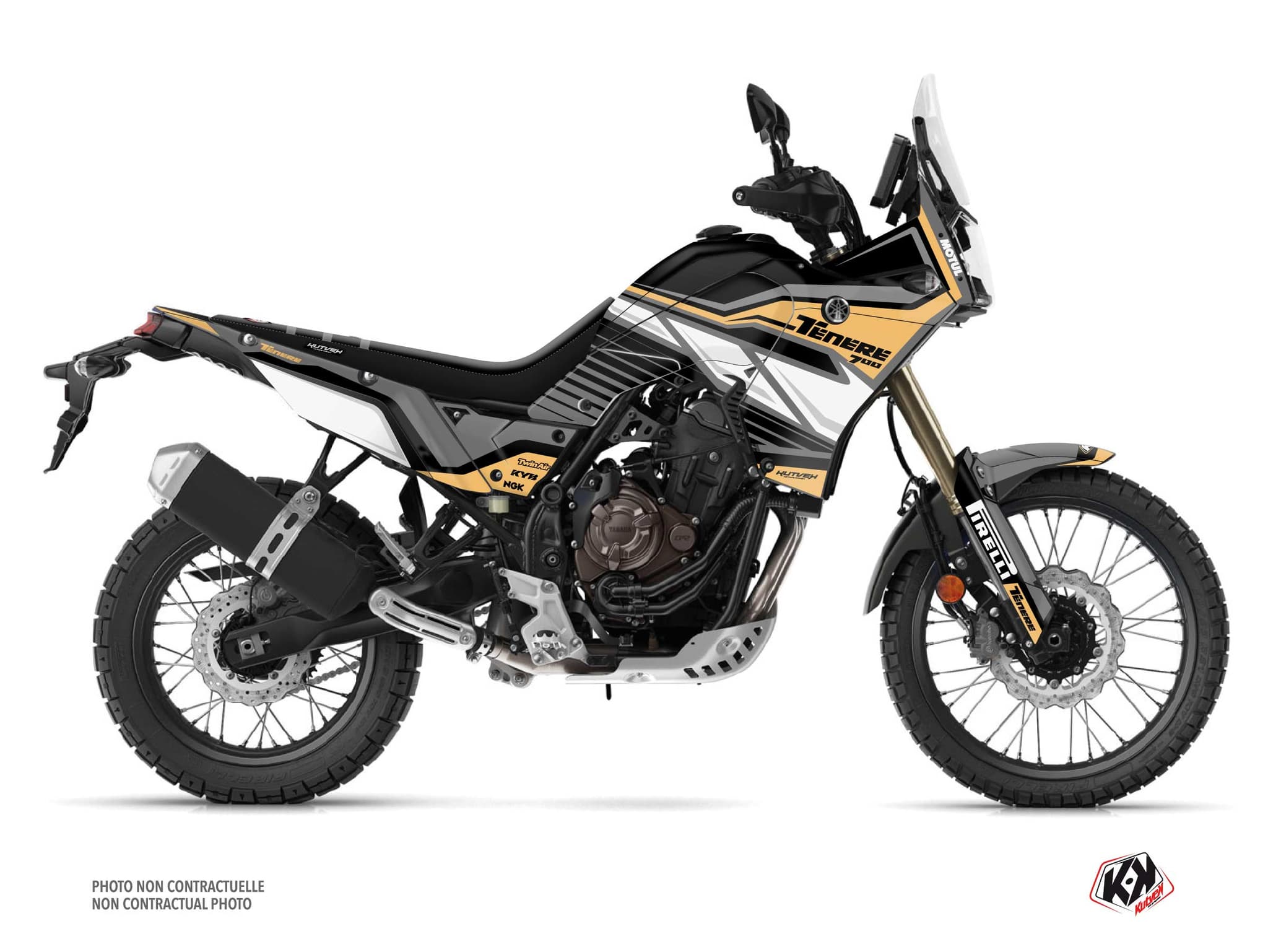 Yamaha TENERE 700 Street Bike Klamber Graphic Kit Sand | Yamaha | Kutvek