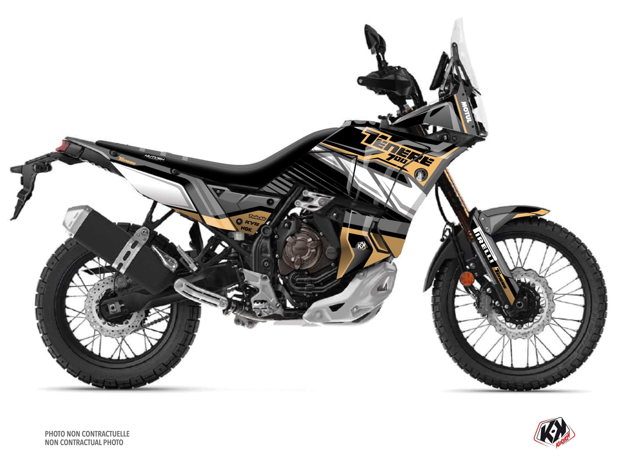 Kit Graphique Moto Klamber Yamaha TENERE 700 World Raid Sable