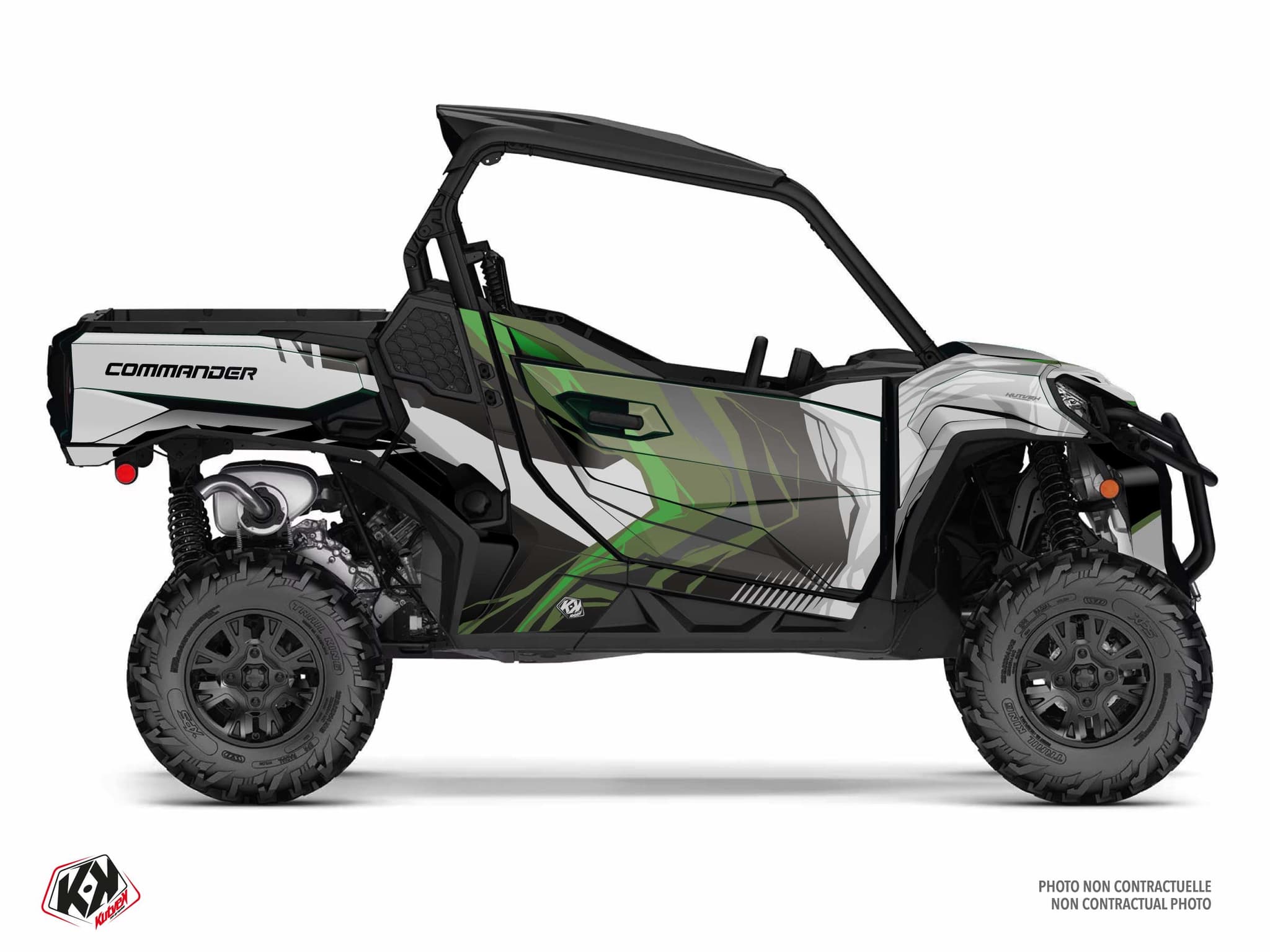 Kit Graphique ssv can-am commander kliff vert