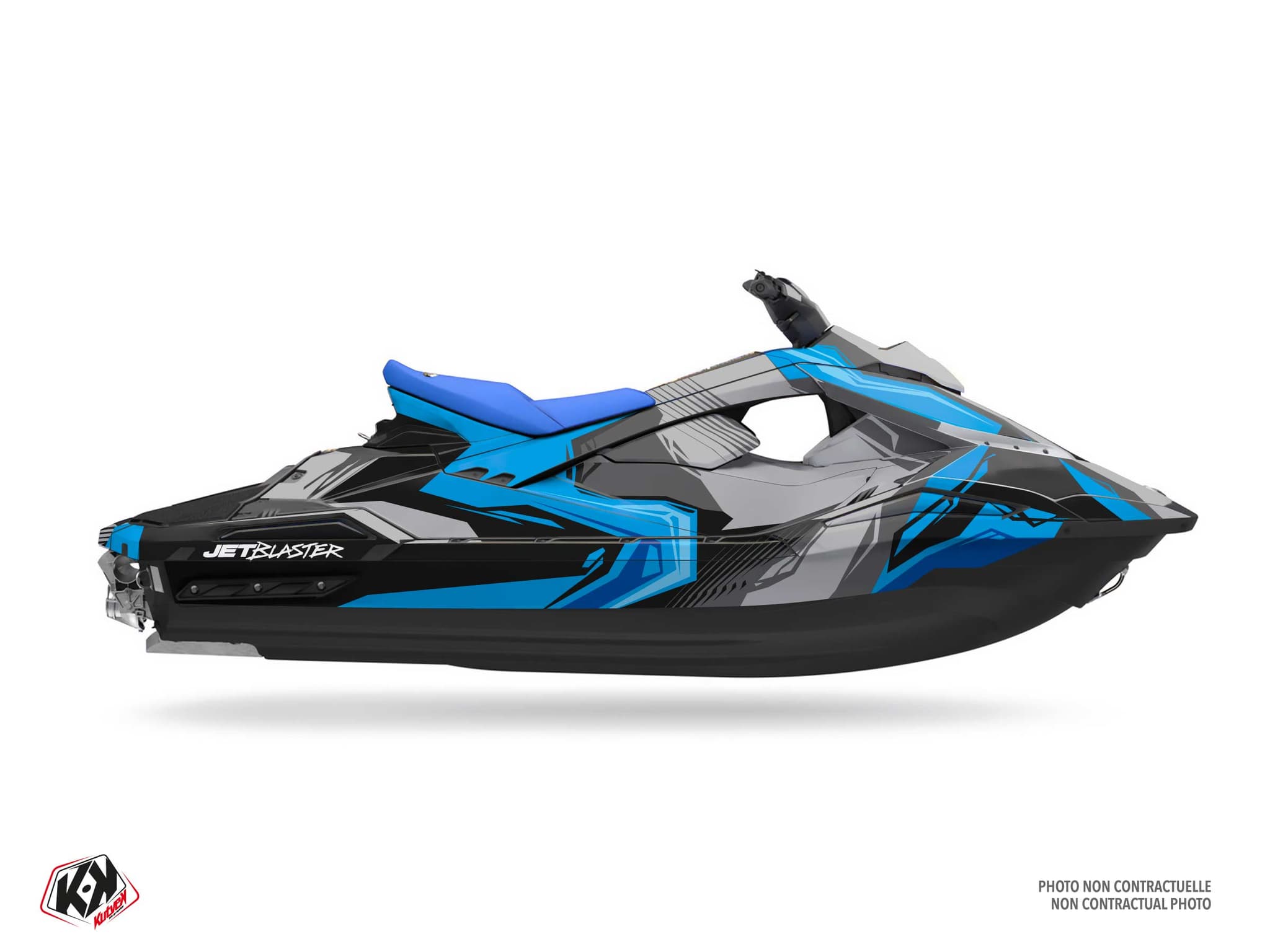 Graphic Kit Kliff Blue Jet Ski Yamaha Jet Blaster