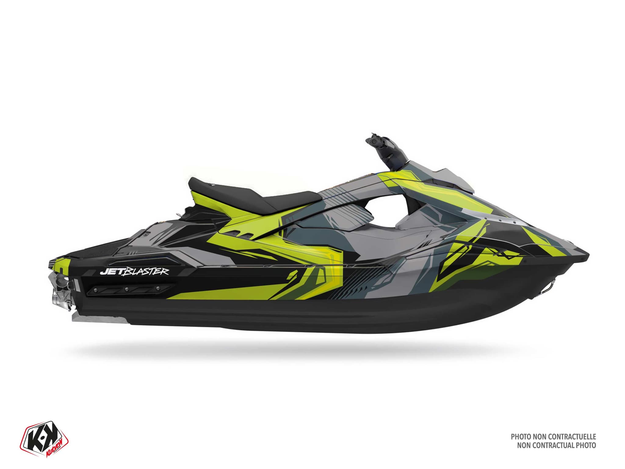 Graphic Kit Kliff Green Jet Ski Yamaha Jet Blaster