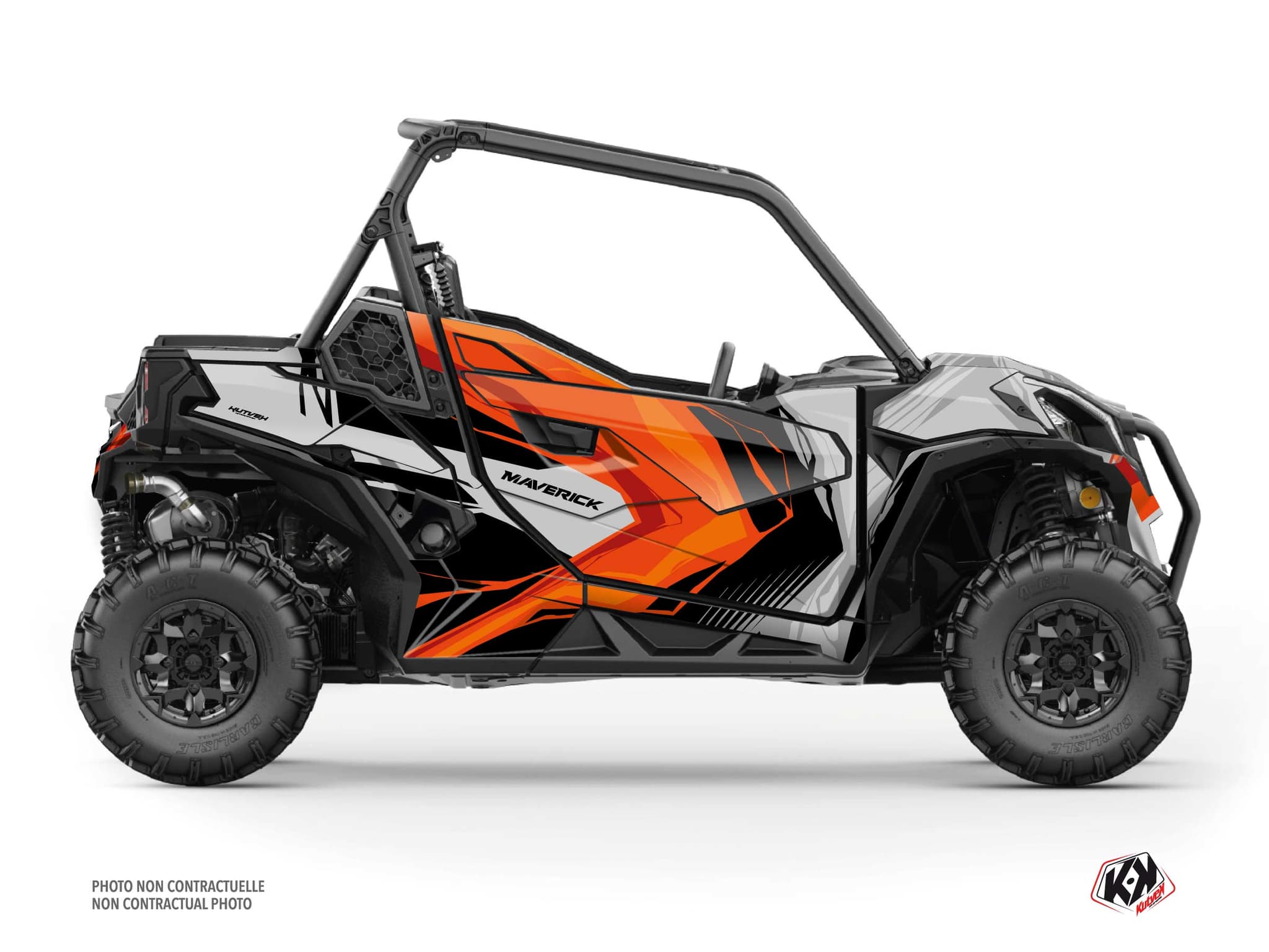 Kit graphique SSV CAN-AM MAVERICK TRAIL KLIFF Rouge