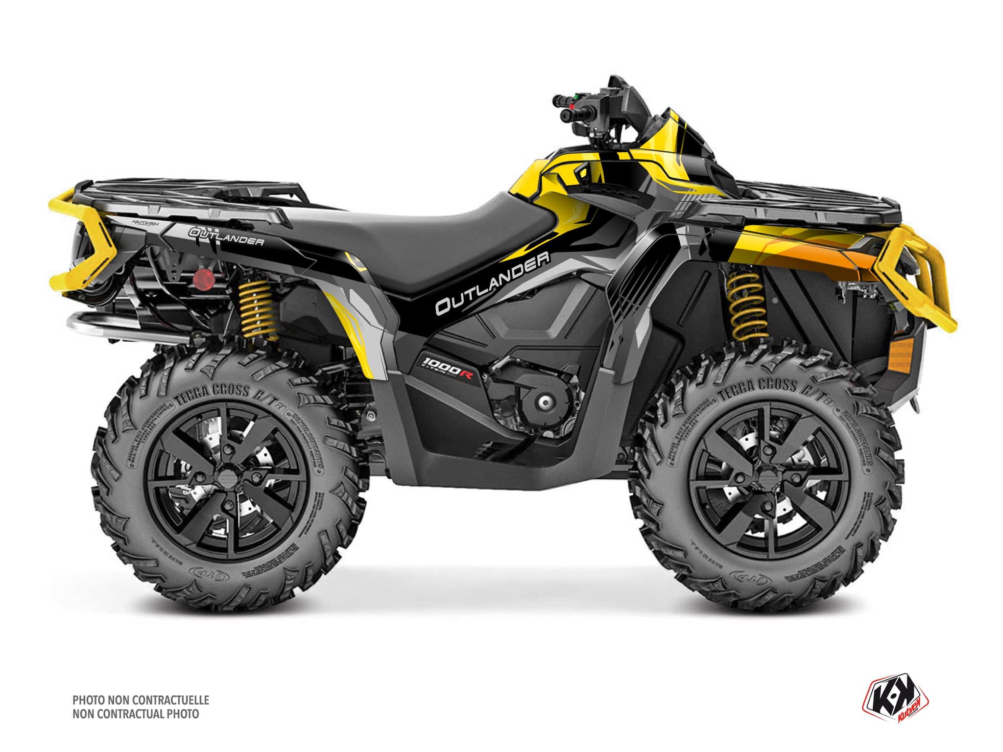 ATV CAN-AM OUTLANDER 1000 R KLIFF Yellow graphic kit