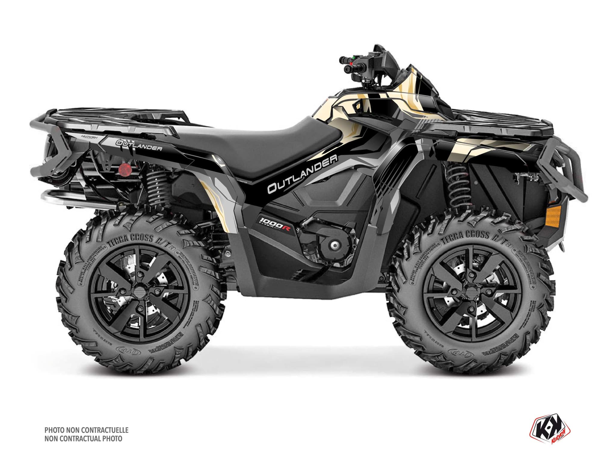 Kit graphique Quad CAN-AM OUTLANDER 1000 R KLIFF Sable | Can am | Kutvek