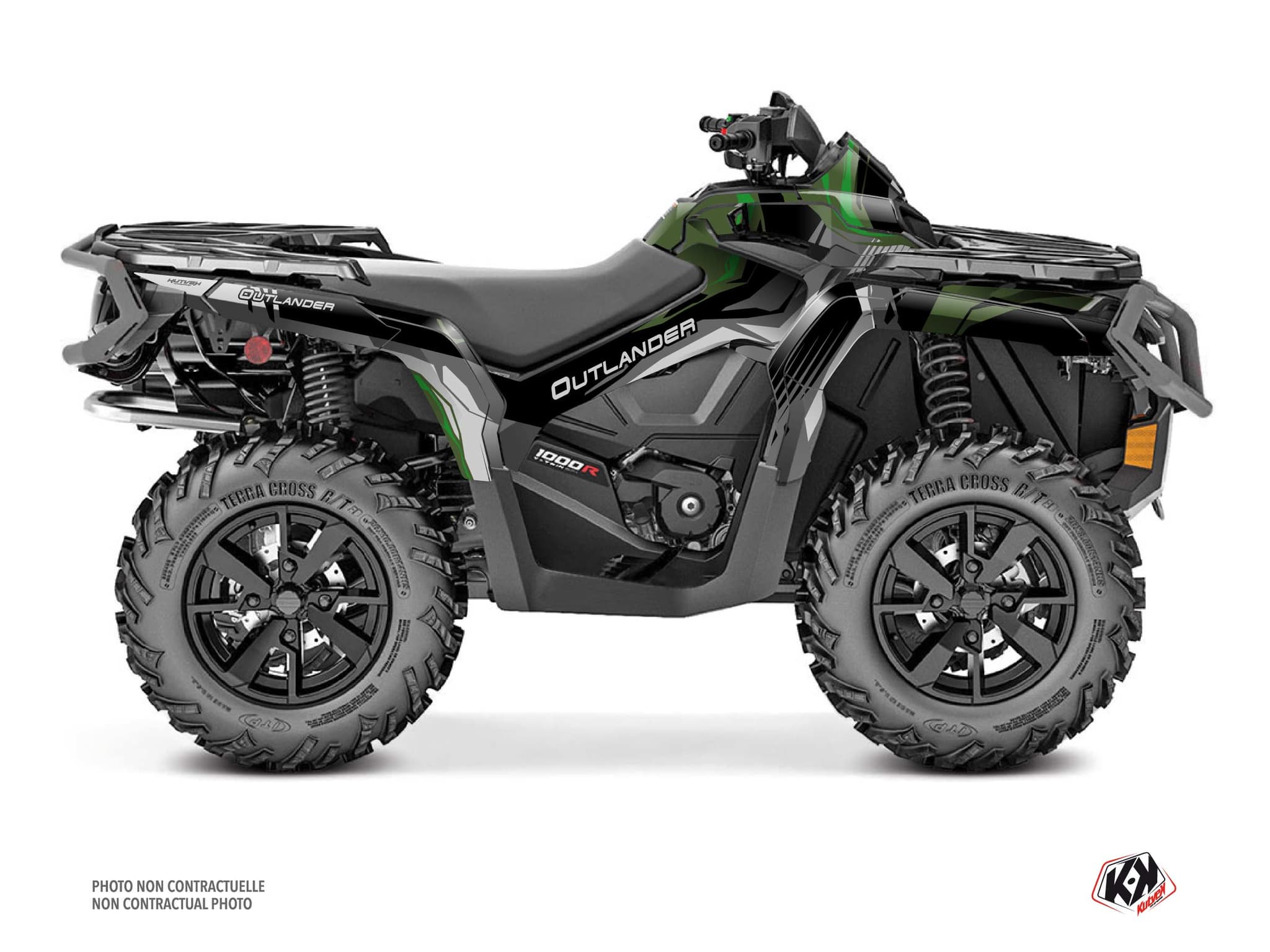 Kit graphique Quad CAN-AM OUTLANDER 1000 R KLIFF Vert