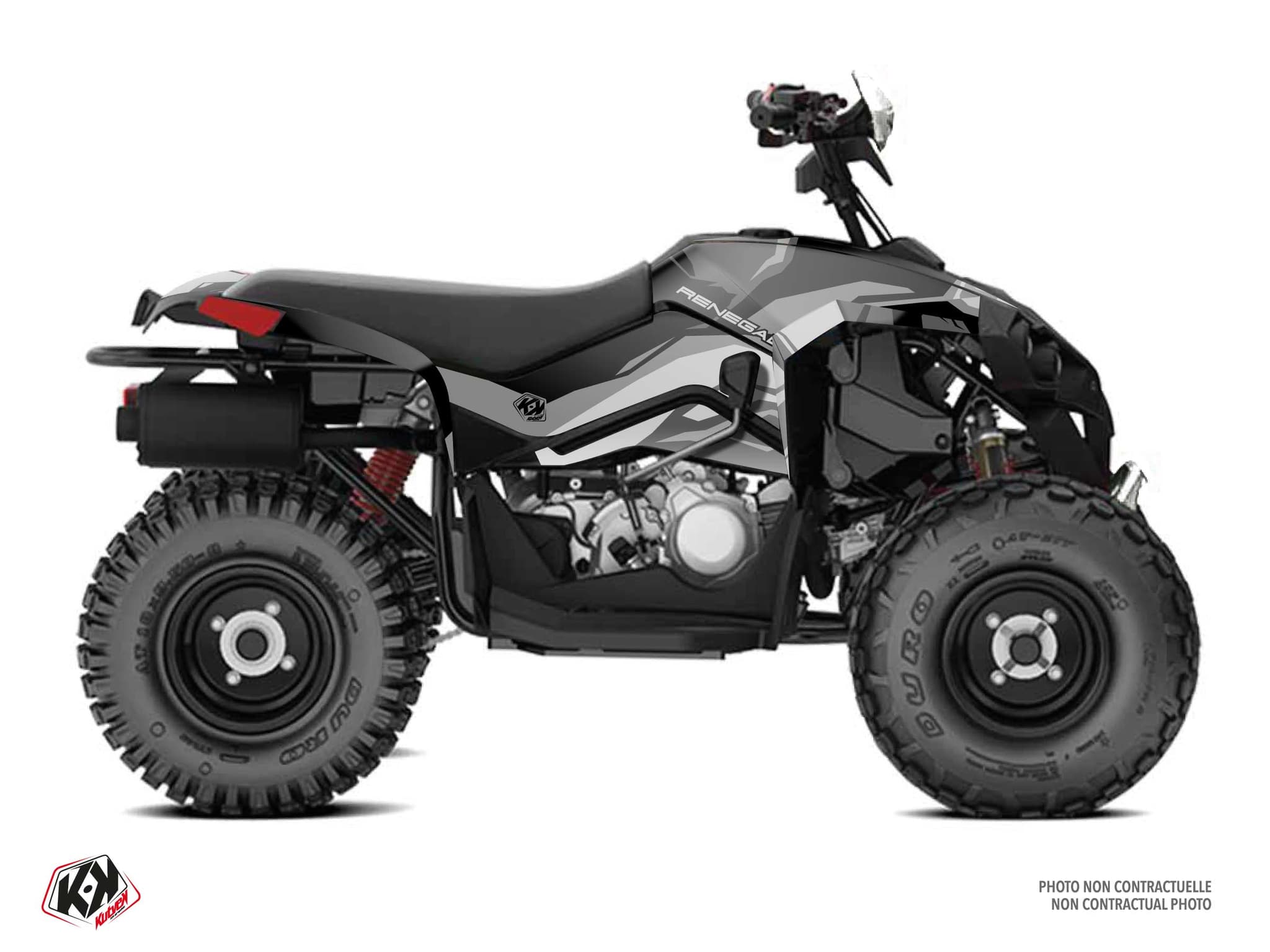 Kit graphique Quad CAN-AM RENEGADE 110 KLIFF Gris