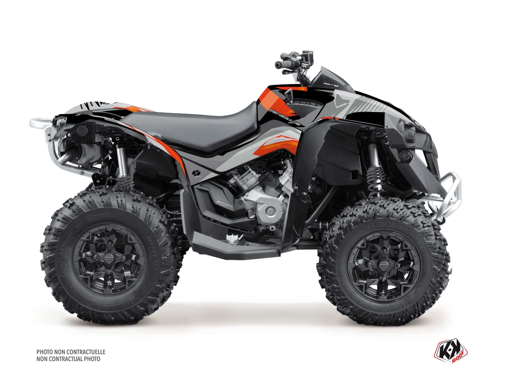 ATV CAN-AM RENEGADE KLIFF Red graphic kit