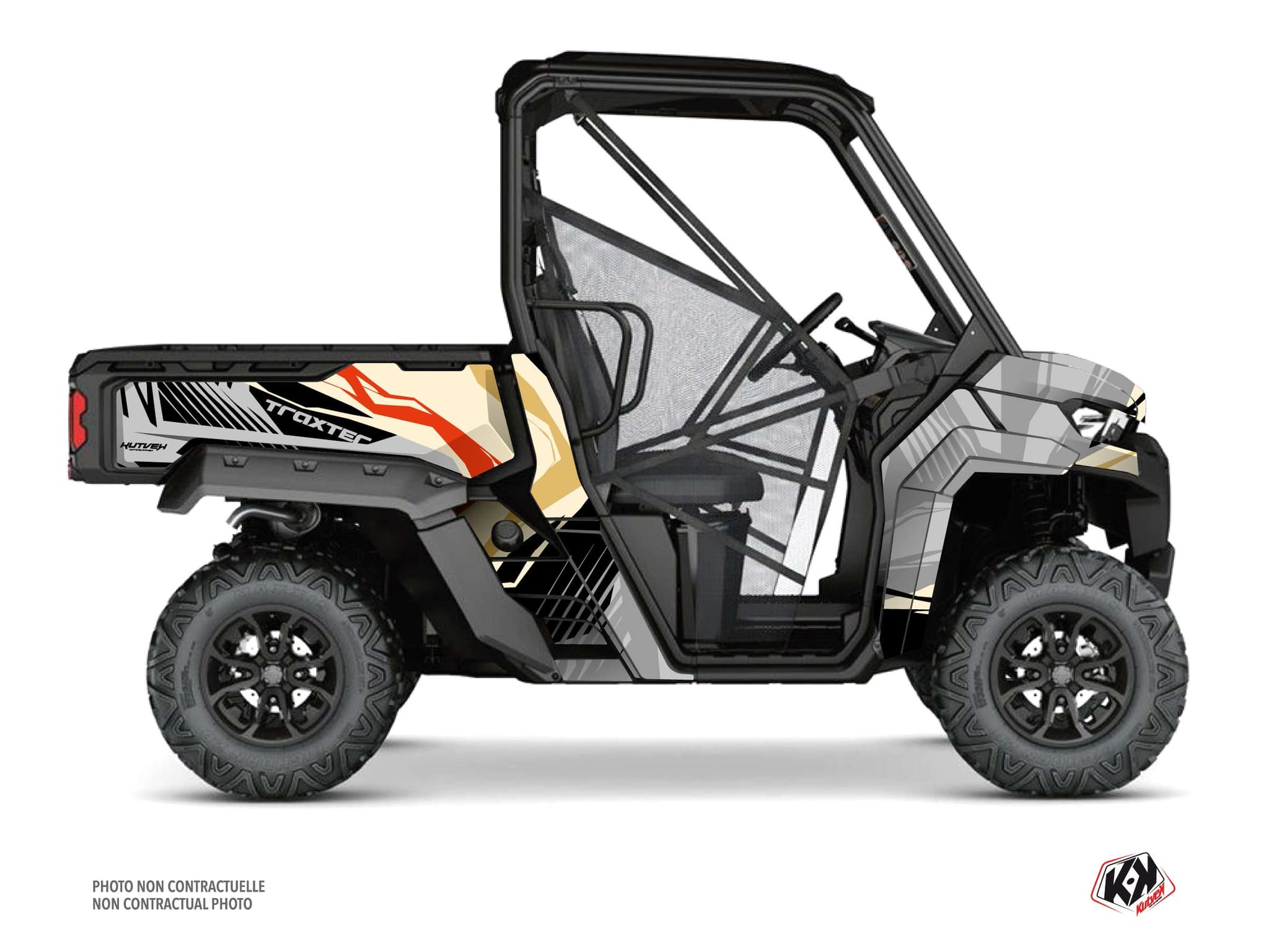 Kit Graphique ssv can-am traxter kliff sable