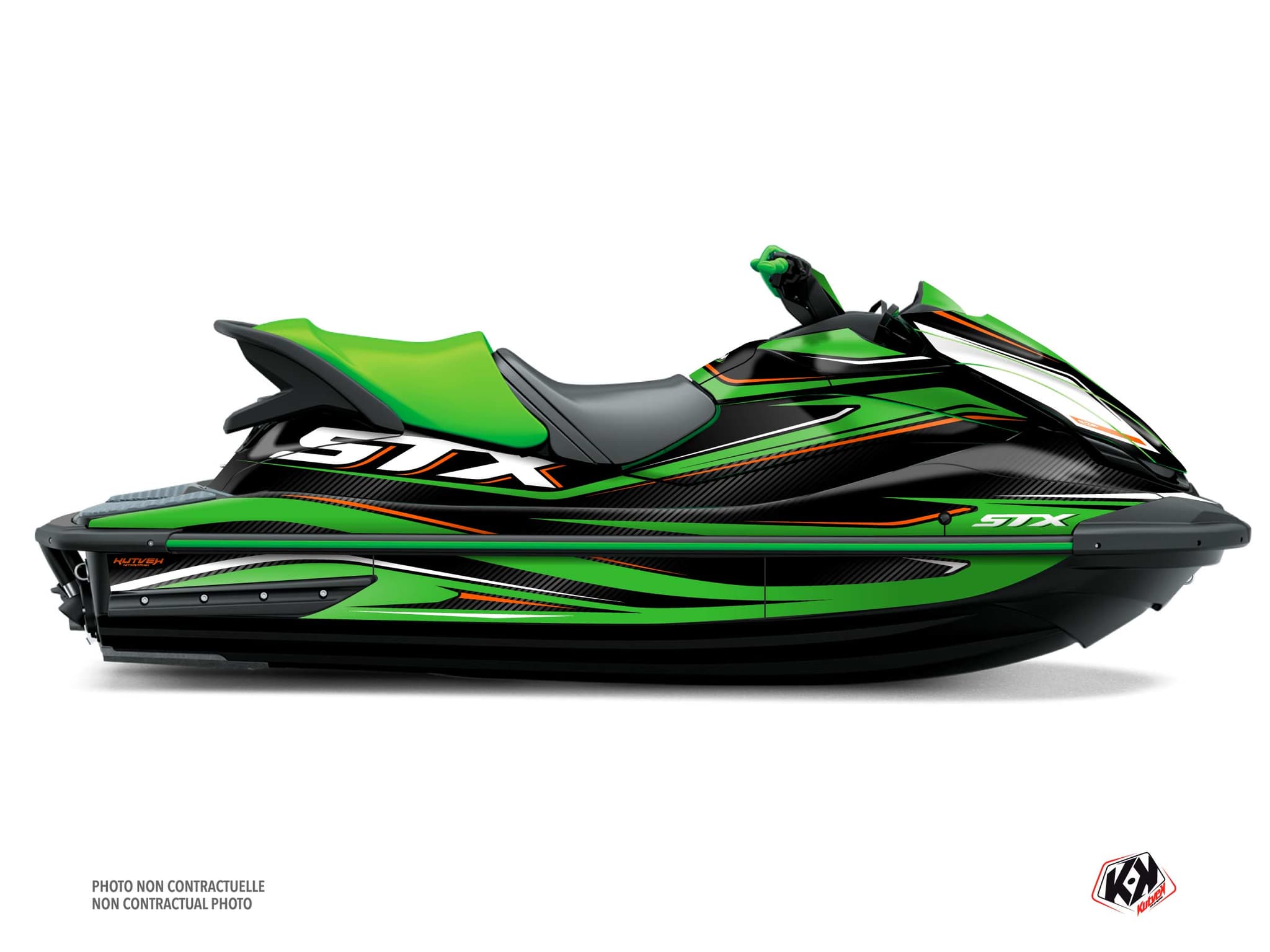 Kit graphique Jet-Ski Koast Kawasaki STX 160 Vert