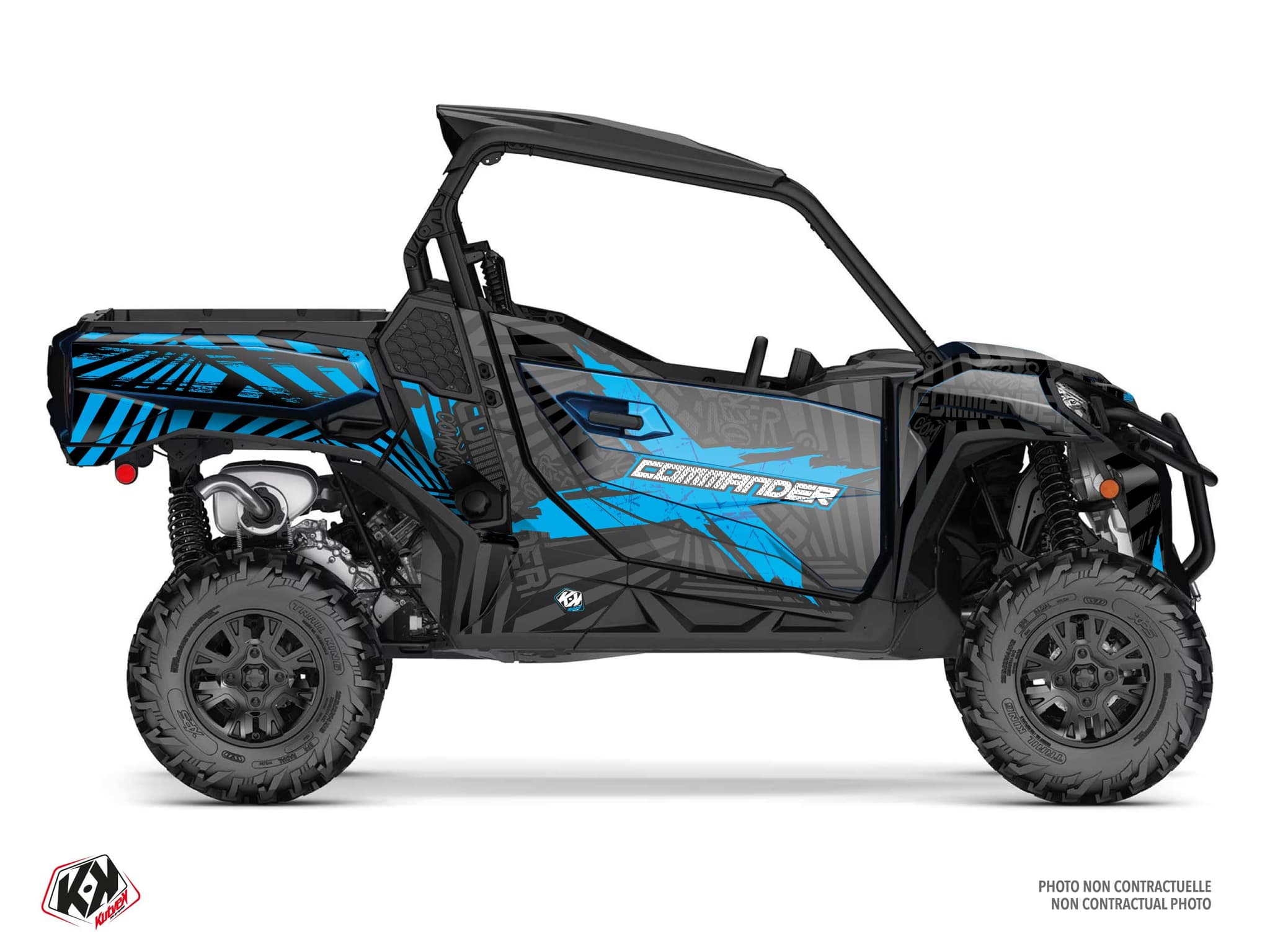 kit graphique ssv can-am commander kollector bleu